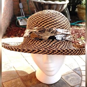 NEW CLASSY SUMMER BEACH HAT WITH SASH & BOW